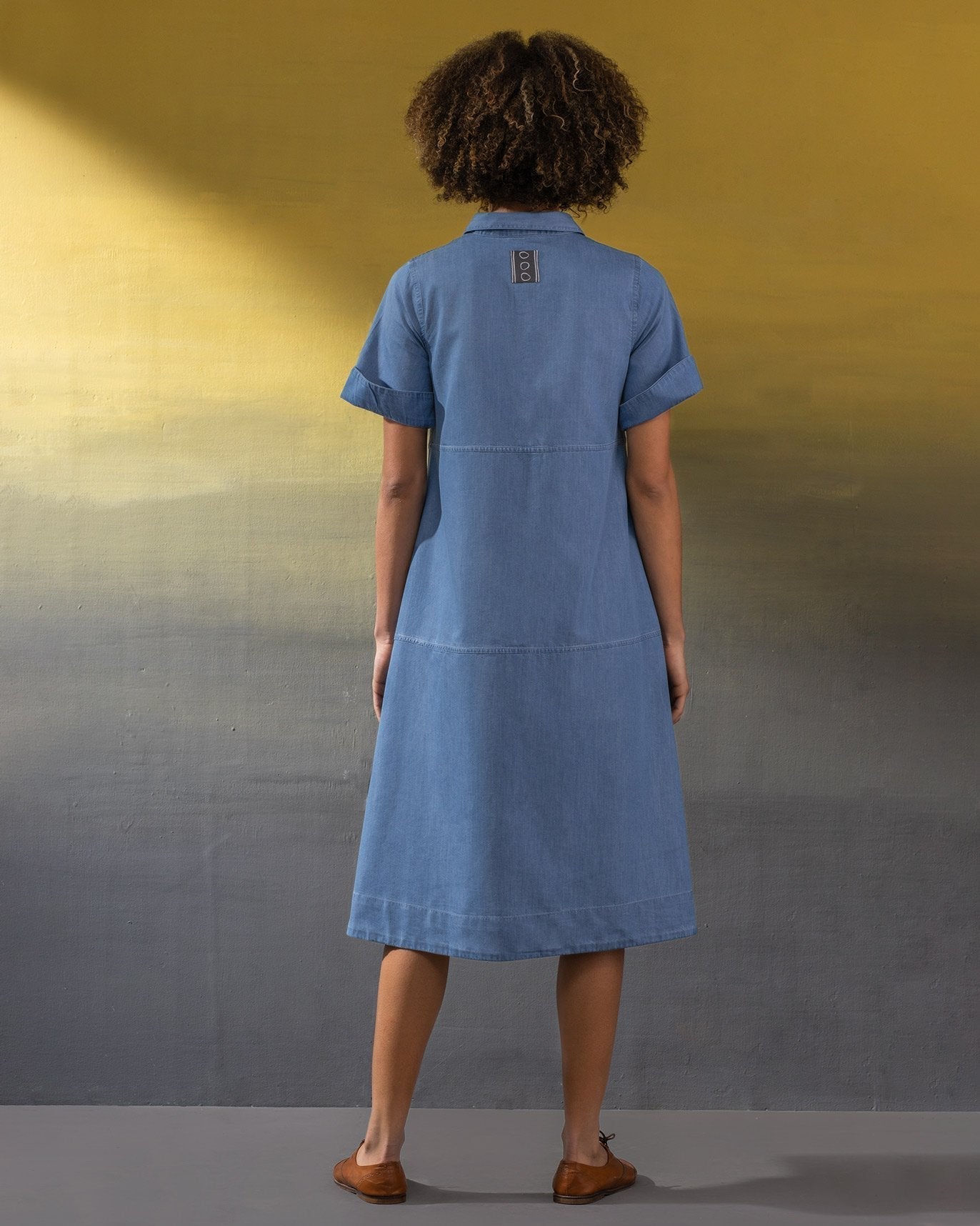 Youji Dress - Blue Wash
