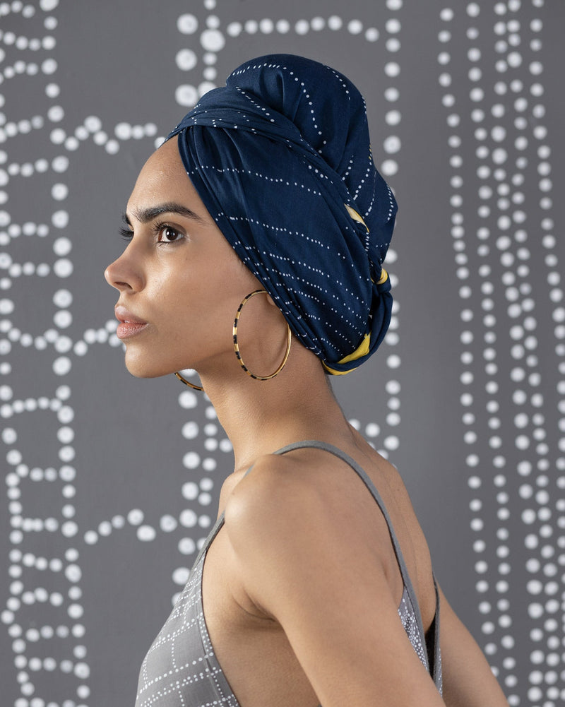 Ripple Scarf - Blue