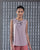 Rivet Stripe Top - Red & Grey