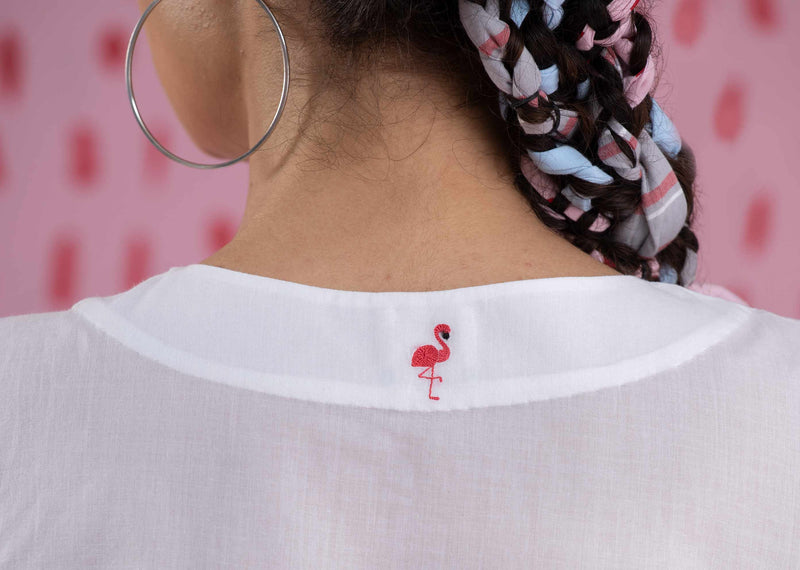 Rivet Top - White