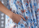 Sleeveless V-Neck Kurta - Blue