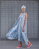 Sleeveless V-Neck Kurta - Blue