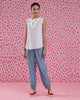 Rivet Top - White