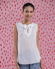 Rivet Top - White