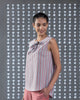 Rivet Stripe Top - Red & Grey