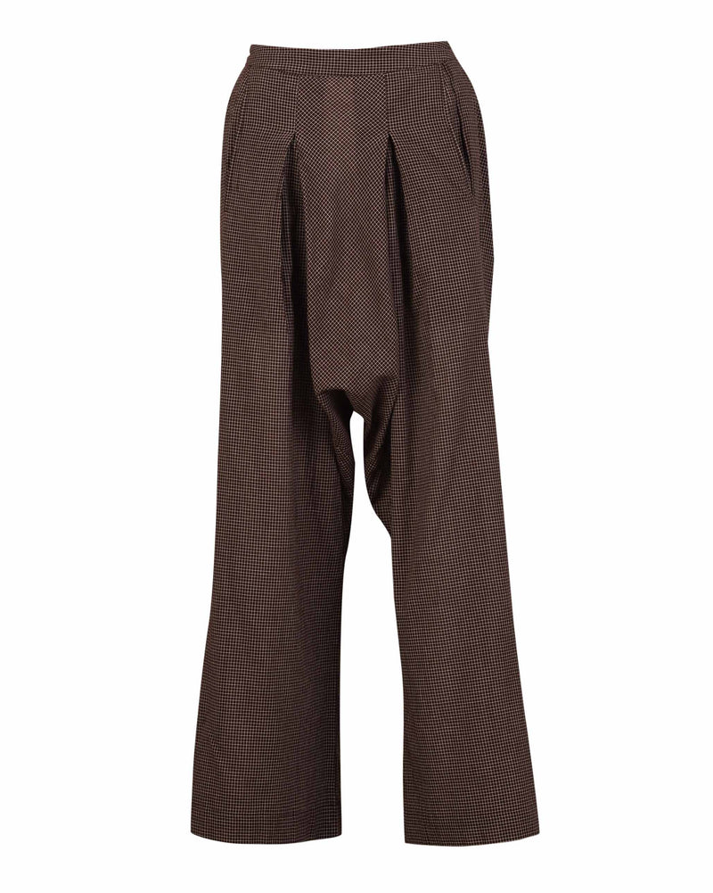 Wide Leg Drop Crotch Pants