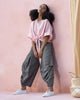 V-Neck Front Knot Top - Pink