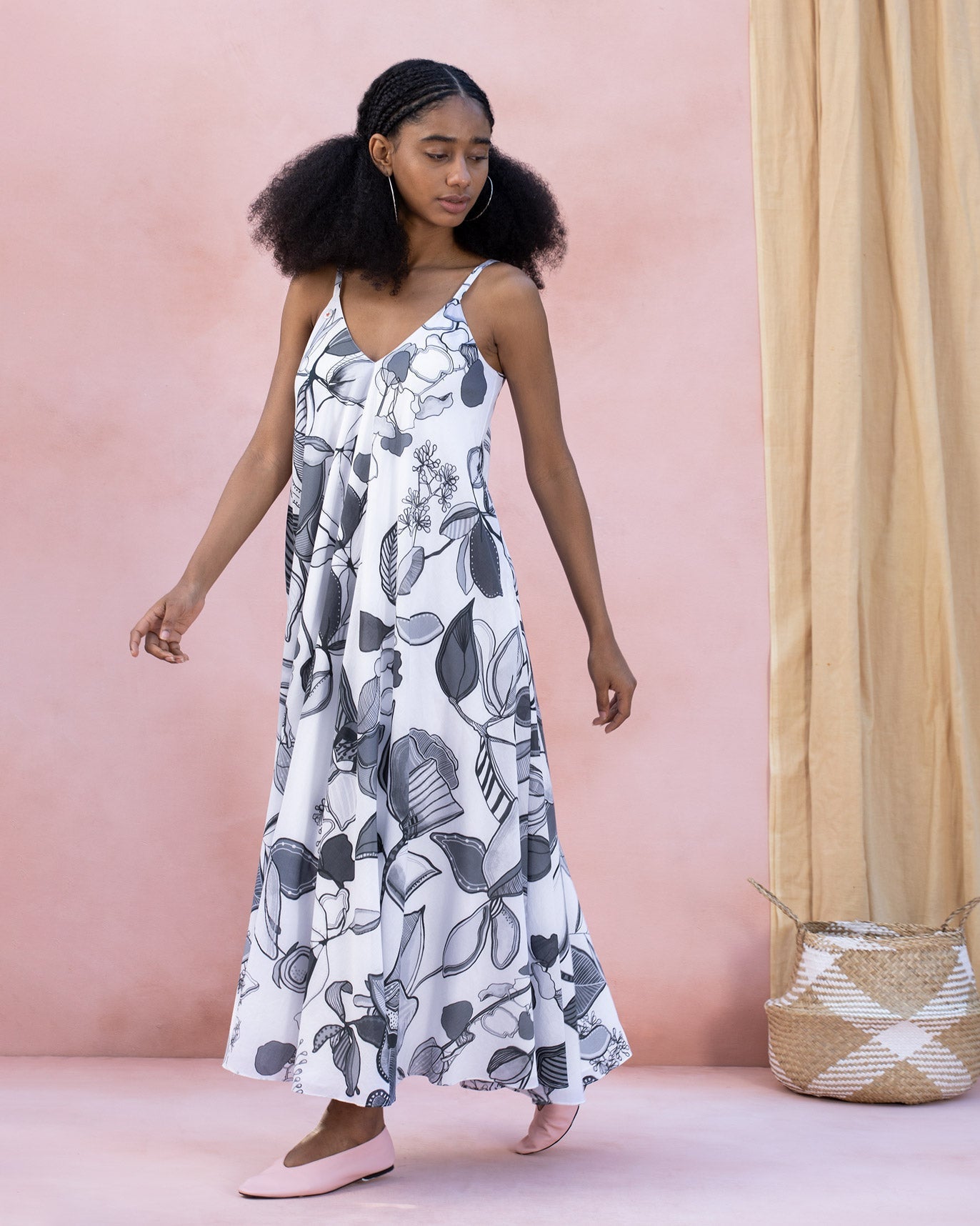 V-Neck Strappy Dress
