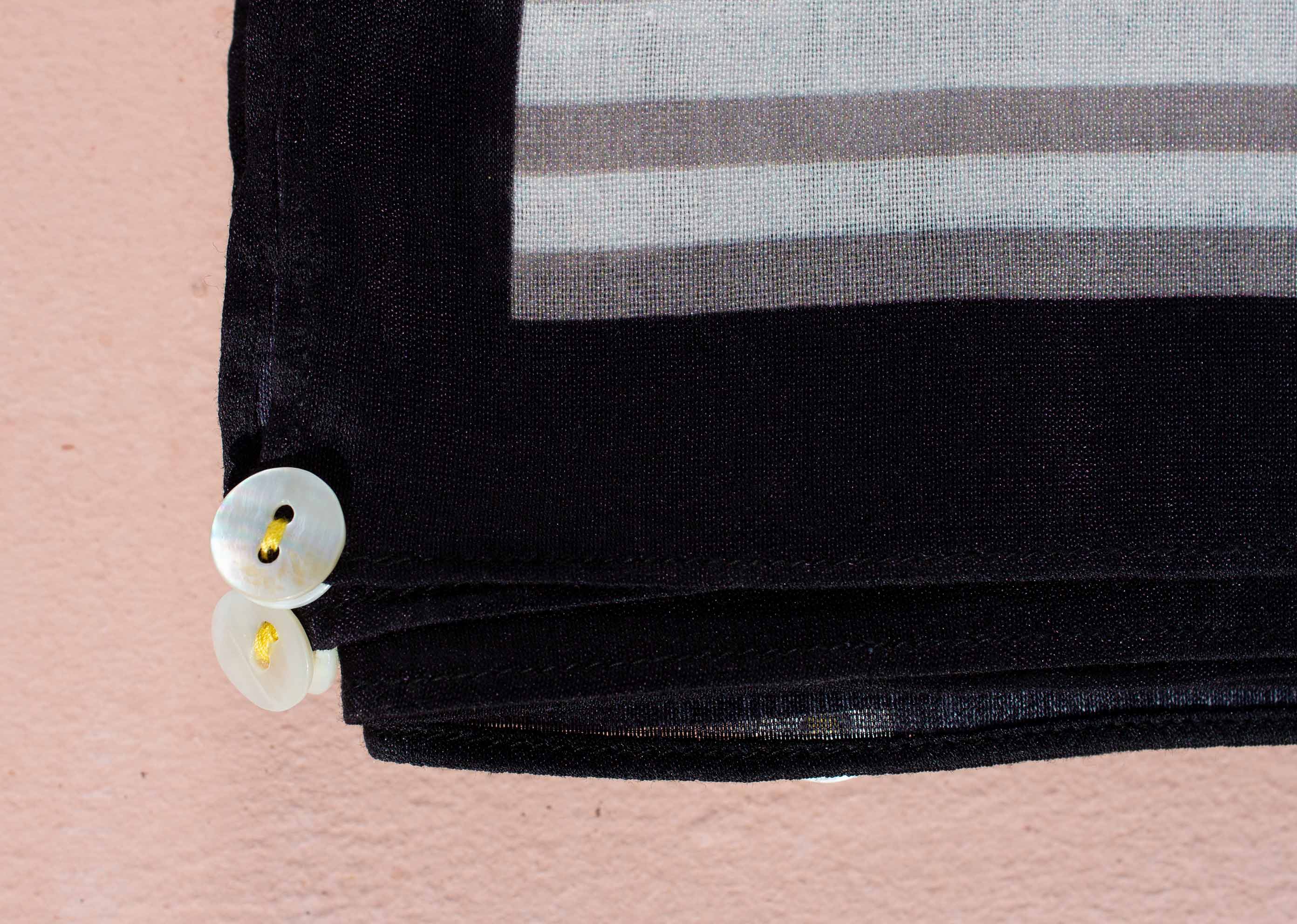 Toucan Scarf - Grey & Black