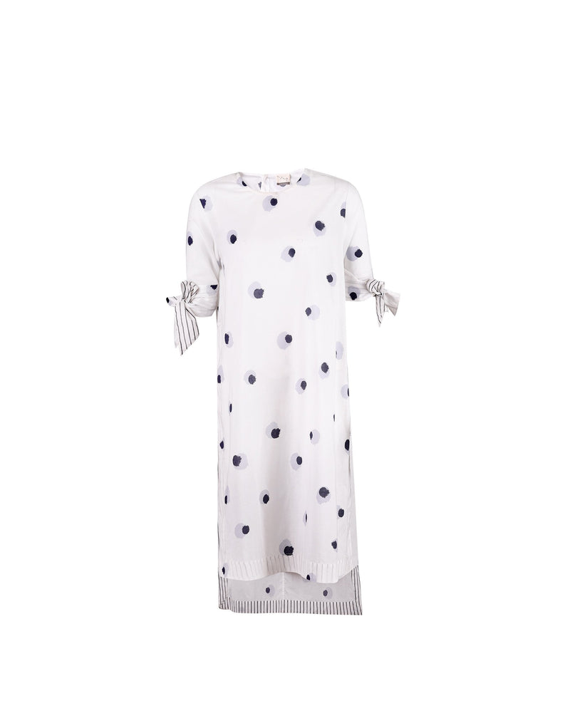 Side Slit Kurta - White