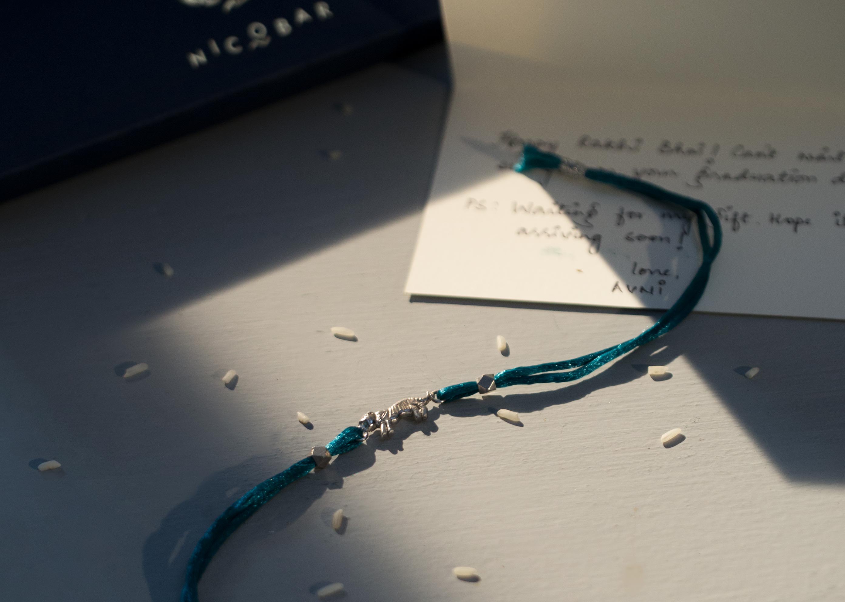 Tiger Rakhi - Silver