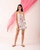 Strappy Dress & Shorts Set - Floral