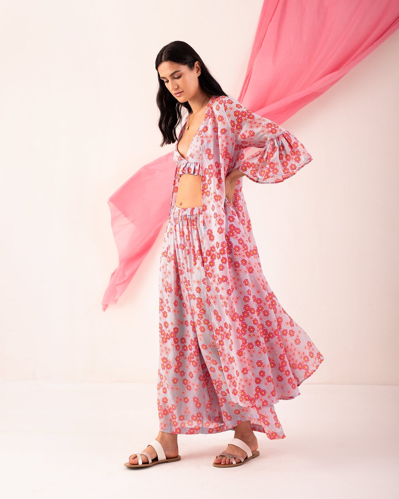 Sanah Overlay - Blue & Pink