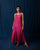Strappy Flare Dress - Pink & Red