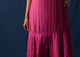 Strappy Flare Dress - Pink & Red