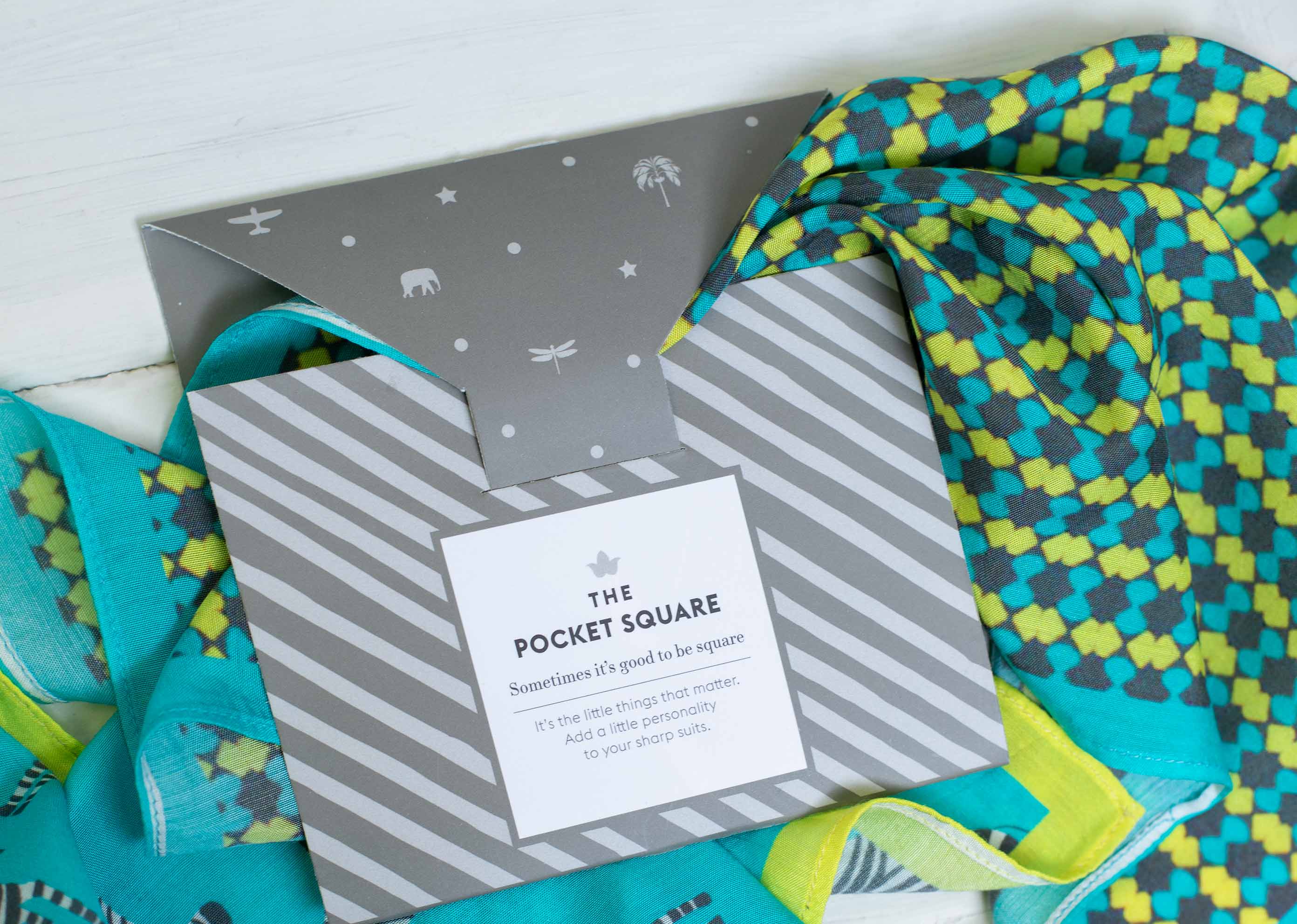 Zebra Pocket Square(Set of 2)