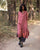 The Transit Long Sleeve Dress - Pink