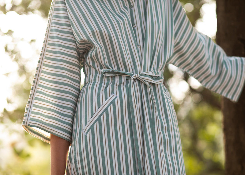 Roadtrip Stripe Jacket - Olive