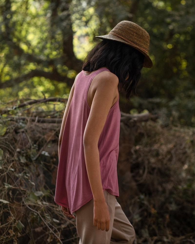 Ukiyo Racerback Tank - Pink