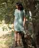 Safar Boat Neck Dress - Olive