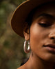 Scallop Hoops - Silver