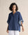 Drop Armhole Shirt - Blue