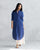 Basic Long Length Kurta - Navy
