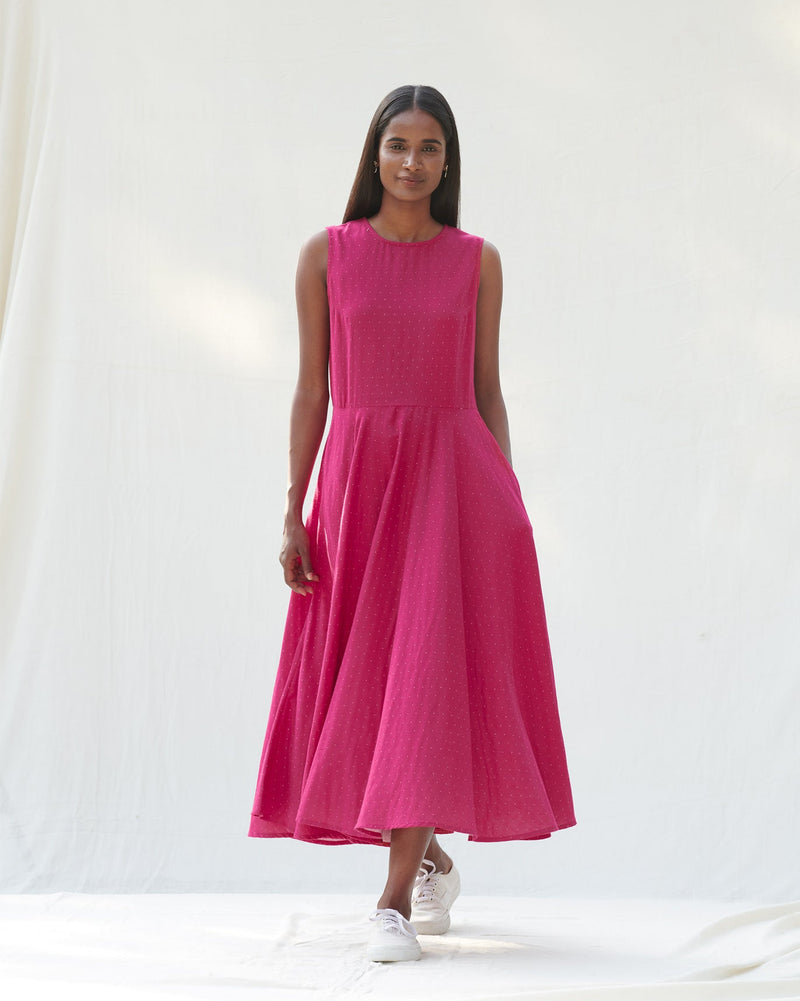Yoroi Dress - Fuchsia