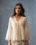 Ruffled Sleeve Top - Ivory