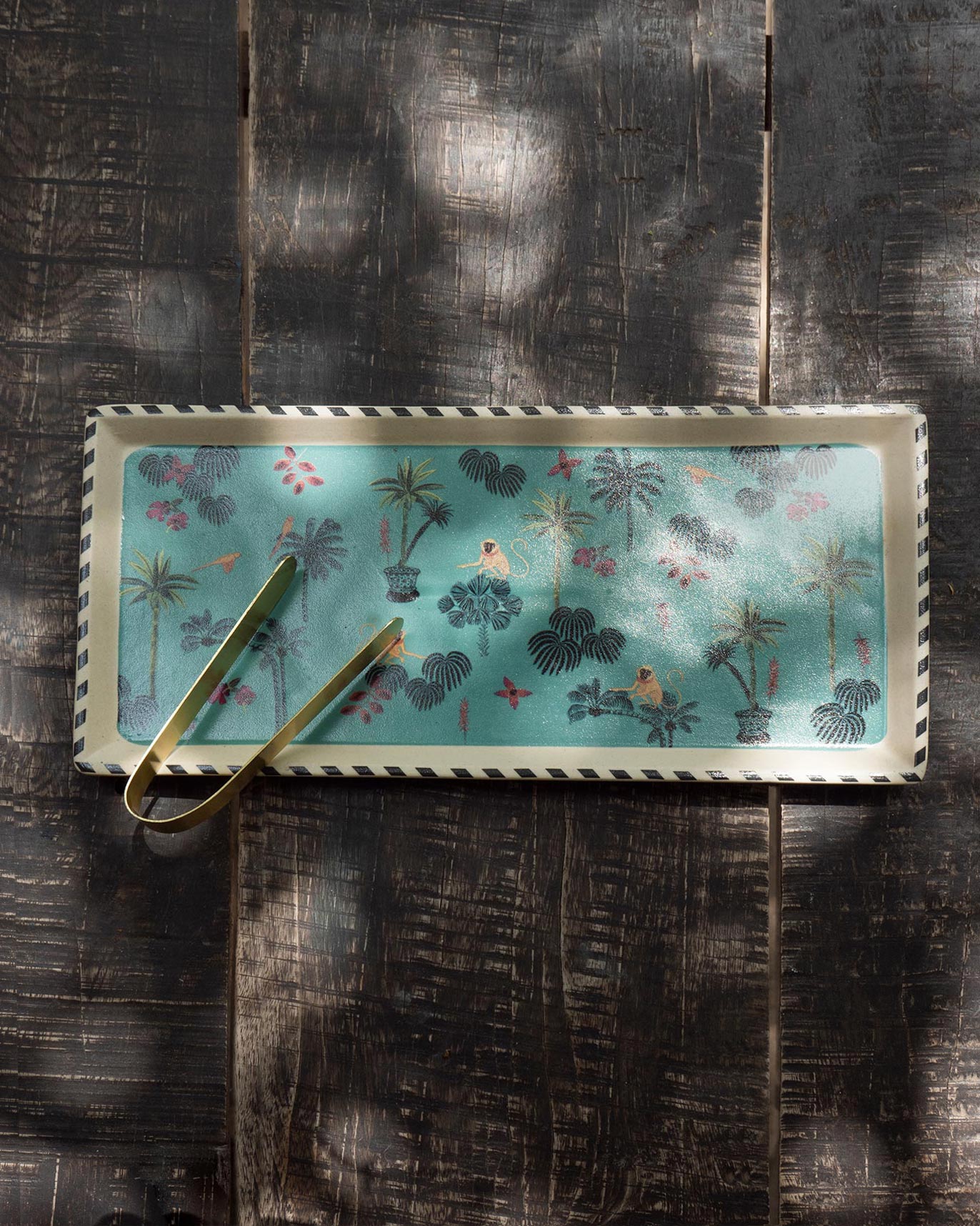 Tropico Cookie Tray with Tong