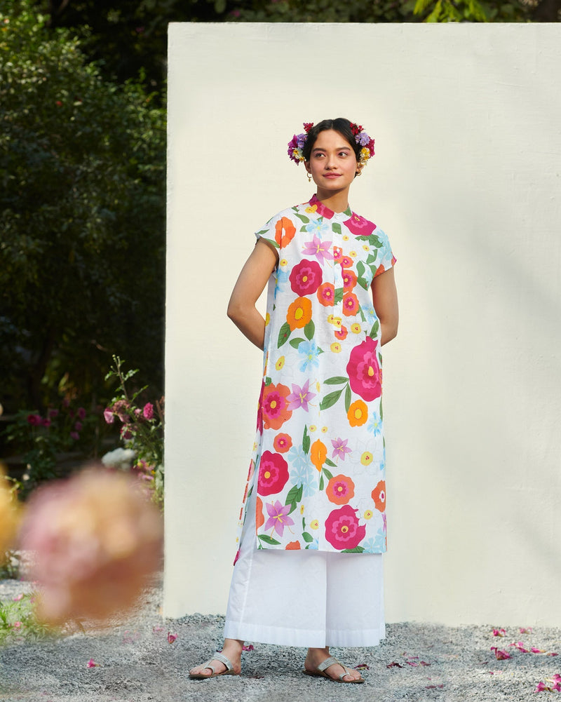 Short Sleeve Kurta - Multi Color