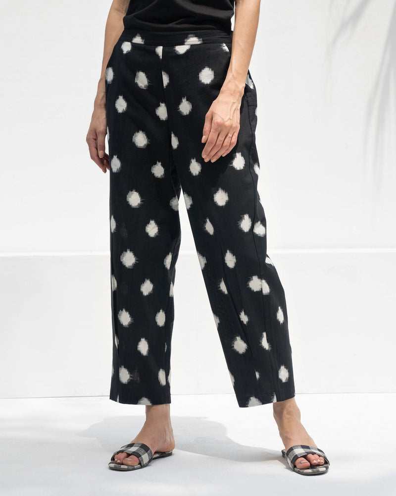Serena Pyjamas - Ivory & Black