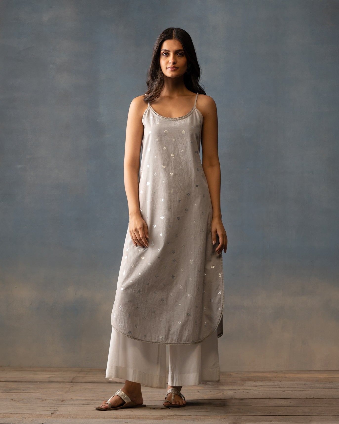 Vintage Camisole Slip - Grey