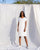 Ribbed Jersey Dress - White