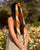 Safari Floral Scarf - Rust