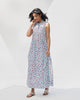 Summer Fun Kurta - Blue & Red