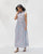 Summer Fun Kurta - Blue & Red
