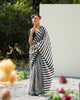 Tipra Sari - Ivory & Black