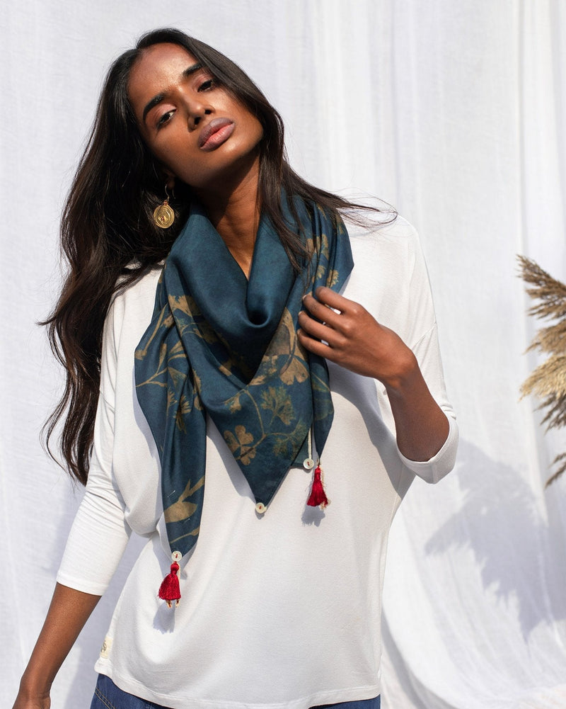 Teesta Scarf - Teal