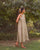 Side Elastic Dress - Tan