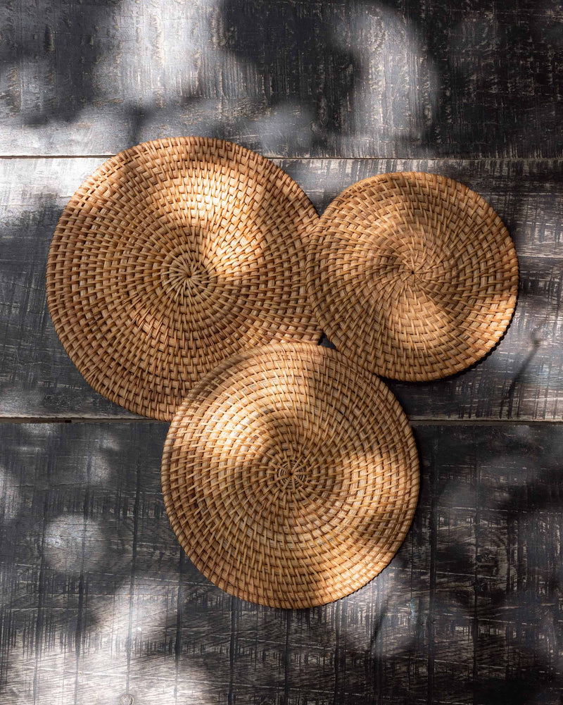 Rattan Trivets (Set of 3)