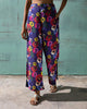 Side Slit Pants - Blue