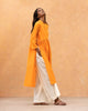 Waist Gathered Kurta - Orange