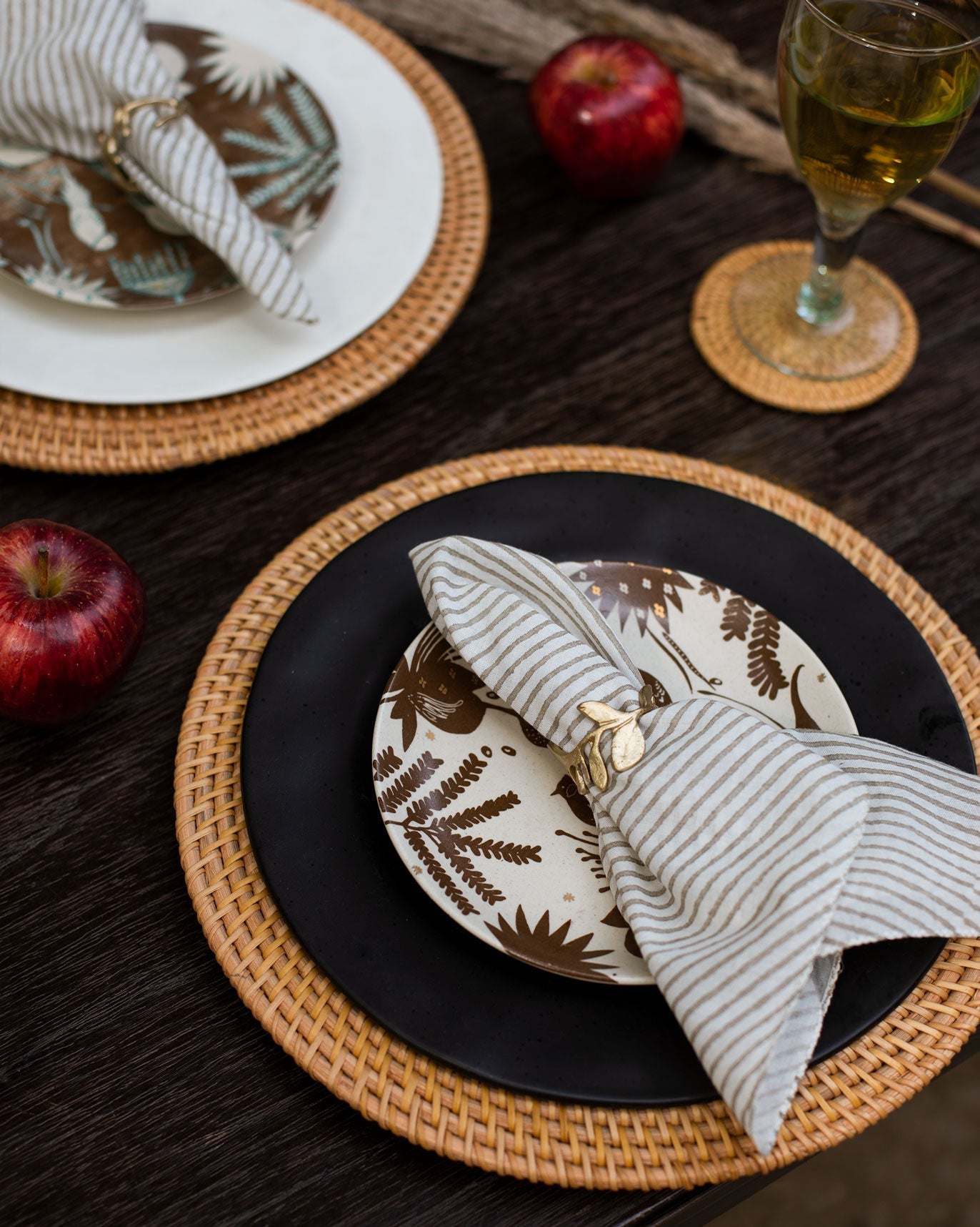 Rattan Chargers (Set of 2)