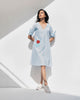 Shift Pocket Dress - Blue