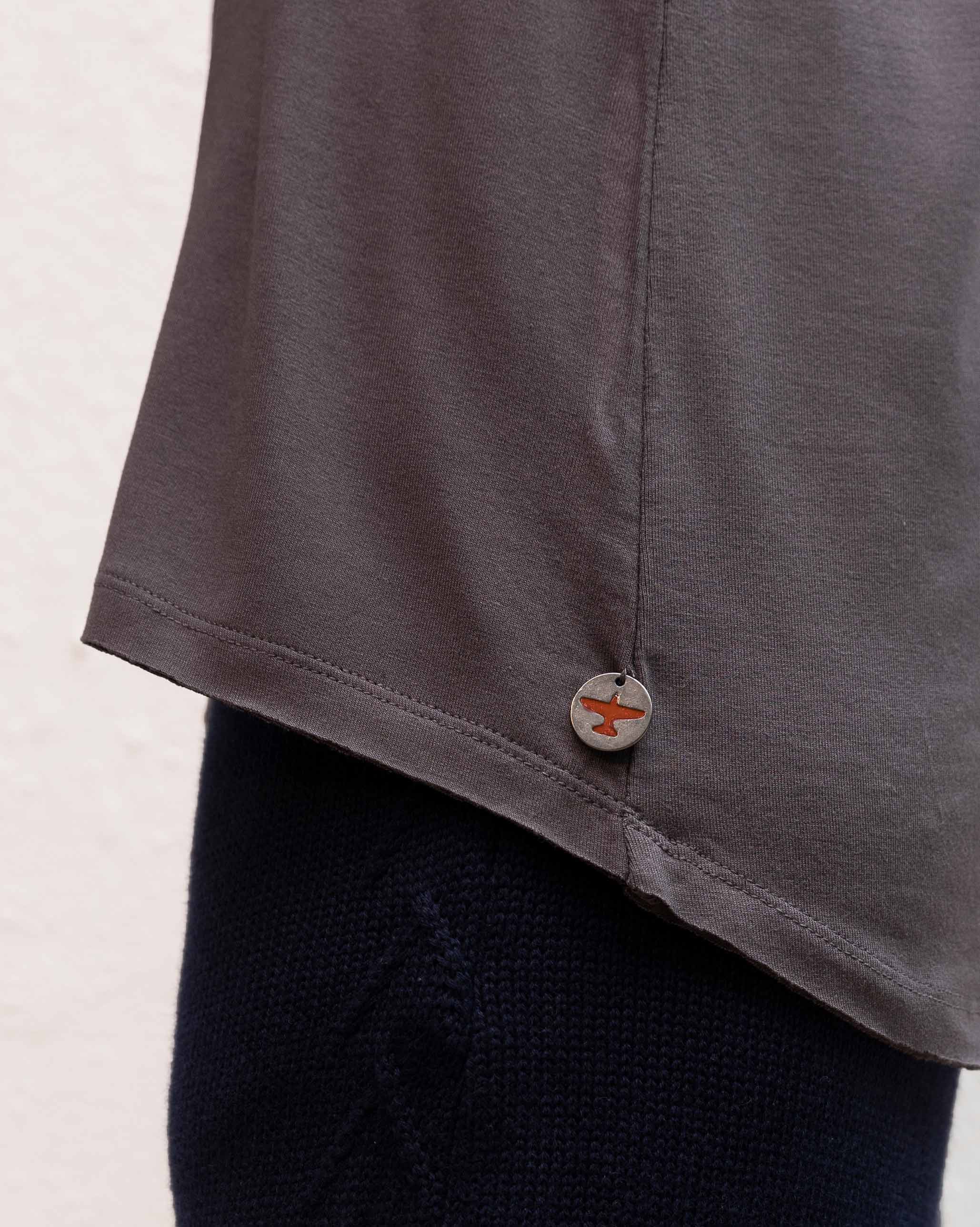 Ukiyo Racerback Tank - Charcoal