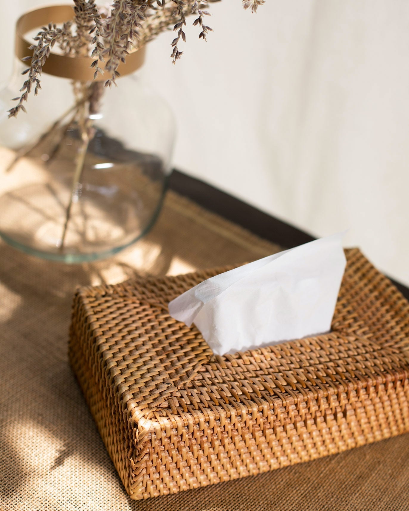 Rattan Tissue Cover