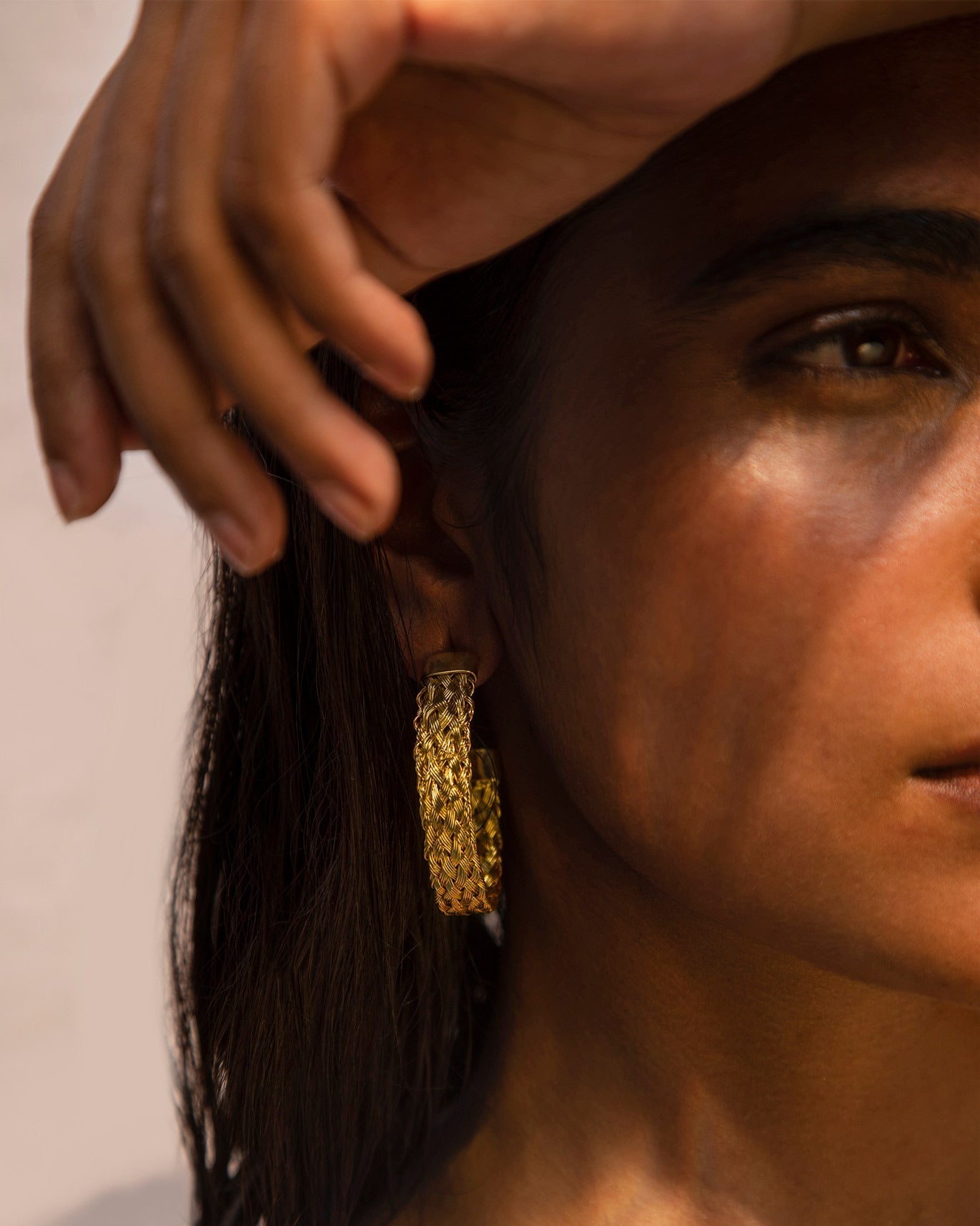Sea Shore Hoops - Gold
