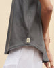 Ukiyo Racerback Top - Charcoal