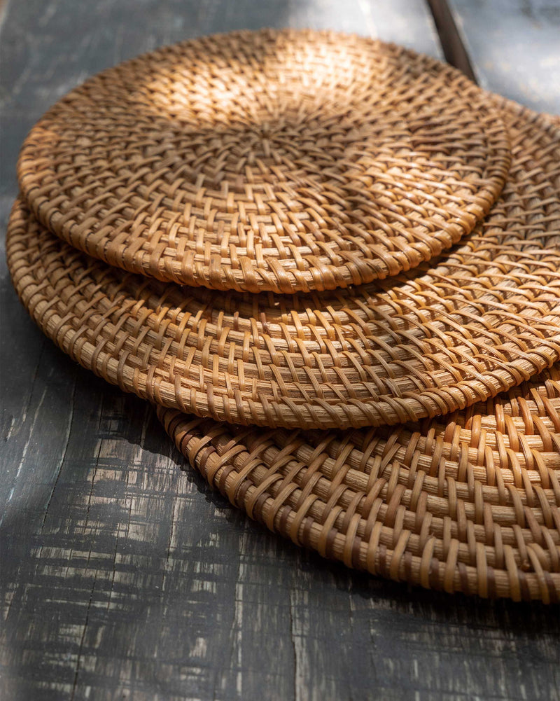 Rattan Trivets (Set of 3)